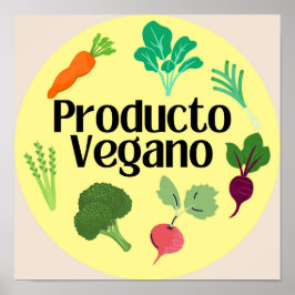 producto vegano poster