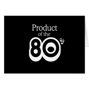 PRODUKT AV 80-talT-tröja Hälsningskort