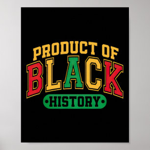 Produkt av svart historik, månadspenat för svart h poster