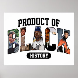 Produkt av svart historik poster