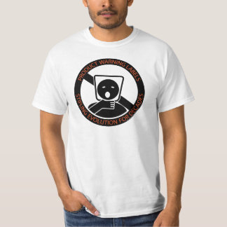 Produkt-varning-etiketter T-shirt