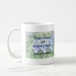 Produkter av Blue Snöre Cap Hydrangea Bröllop Kaffemugg