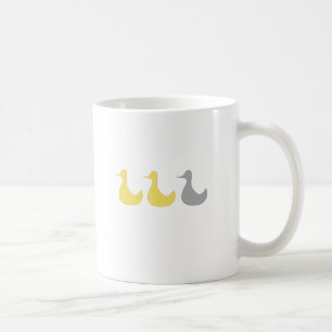 Produkter för anka för ankaankagrått kaffemugg