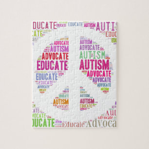 Produkter för Autismmedvetenhetpersika Pussel