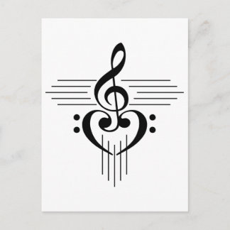 Produkter för symbol för musikälskare vykort