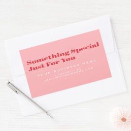 Produktetikett, affärsköpsförpackning, rektangulärt klistermärke