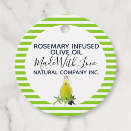 Produktetikett för Rosemary Olive oil homemade pro Gåvor Etiketter