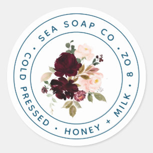 Produktetikett Runt Klistermärke