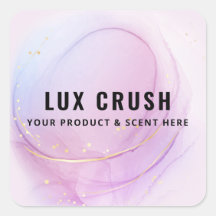 Produktetiketter för Lush Alcohol Bläck