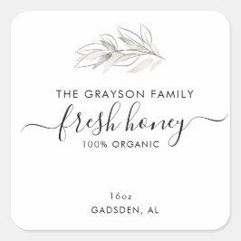 Produktetiketter Fyrkantigt Klistermärke