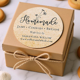 Produktförpackning för Homemade WildblomKraft Anpa Runt Klistermärke