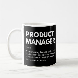 Produkthanterarens inspirerande arbetsdefinition kaffemugg