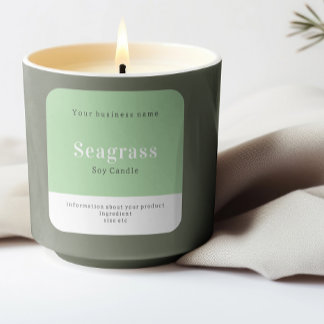 Produktinformation om handgjord Personlig Fyrkantigt Klistermärke