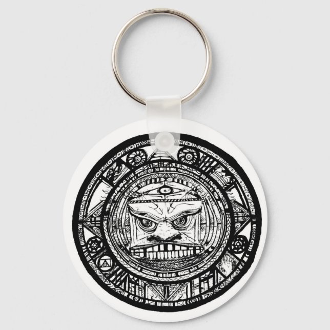 Produktion av konst i fyrkant nyckelring (Framsida)