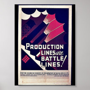 Produktion Linjer är Linjer! Poster