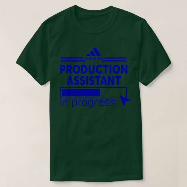 PRODUKTIONSASSISTANT Classic TShirt T Shirt (Design framsida)