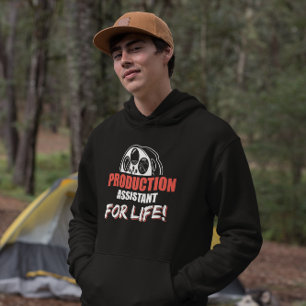Produktionsassistent för livförsäkring hoodie