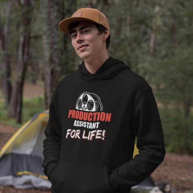 Produktionsassistent för livförsäkring hoodie (Skapare uppladdad)