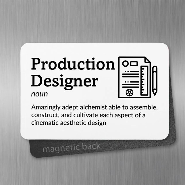 Produktionsdesigner - Ställ in livslängd på 4 tum  Magnet (Skapare uppladdad)