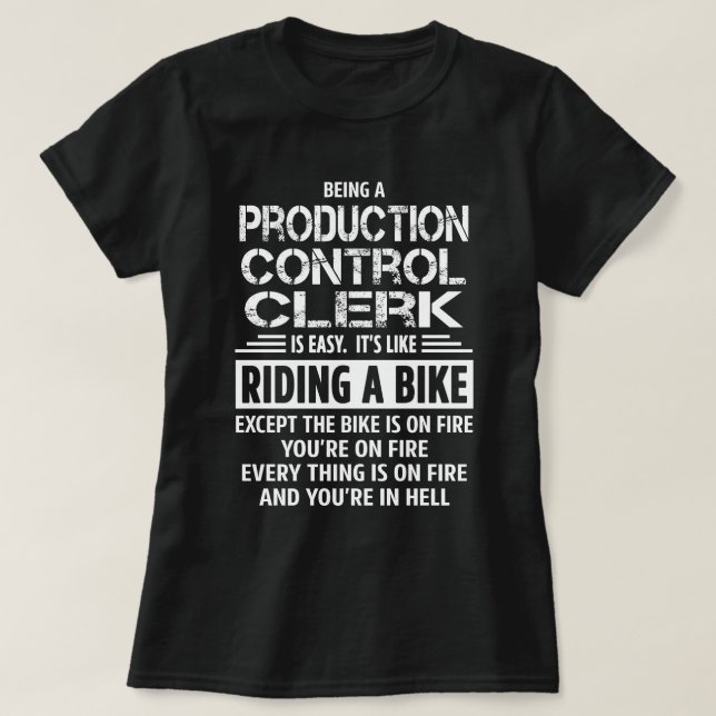 Produktionskontrollansvarig T Shirt (Design framsida)