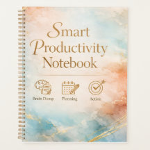 Produktivitetsanteckningsbok Planerings- & handlin