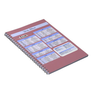Produktivitetsmusmatta - Excel-genvägar Anteckningsbok