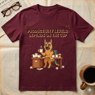 Produktivitetsnivåer Beror På Kopp Shepherd T Shirt