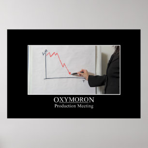 Produktivt möte är ett oxymoron [XL] Poster