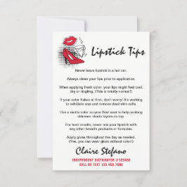 Produktkort för Lipstick Distributor Tips & Tricks