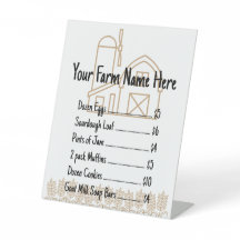 Produktlista och menymall för serverstöd vid sidan