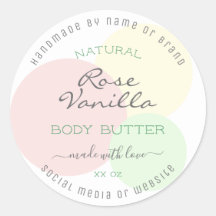 Produktpaketetiketter för modern mall