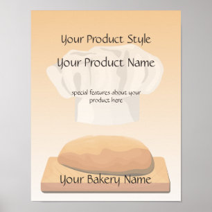 Produktsignatur för Bread Bakery Poster