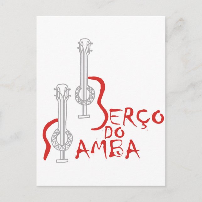 Produtos Berço do Samba Vykort (Framsida)