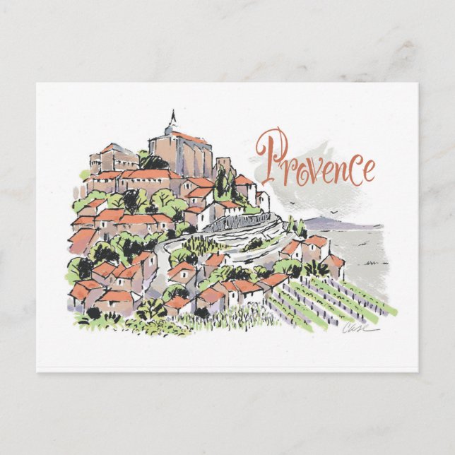 Proence Gordes-postkort Vykort (Framsida)