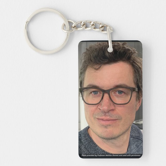 Prof Desmet Photo Keychain by RoseWrites (Framsidan)