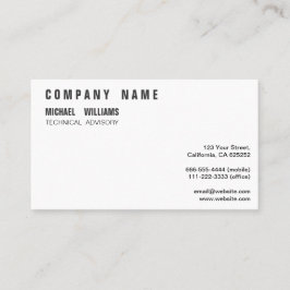 PROFESIONAL MODERNO ELEGANTE MINIMALISTA ROJO VISITKORT