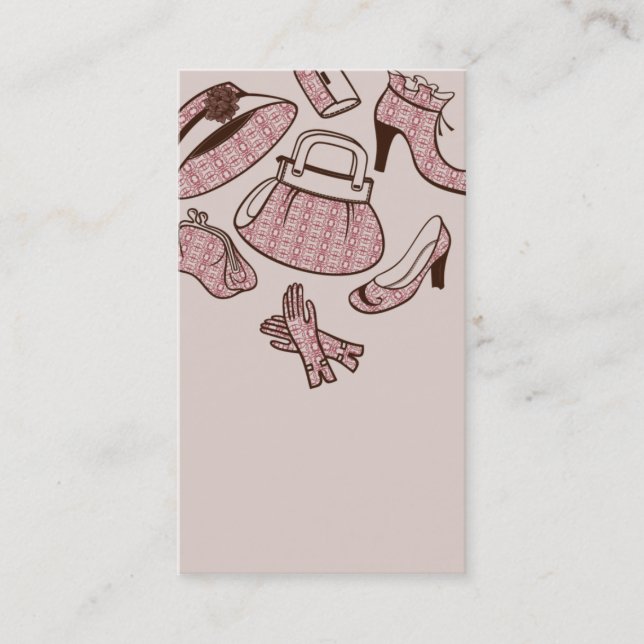 professinalen skor hänger lös visitkort (Framsida)