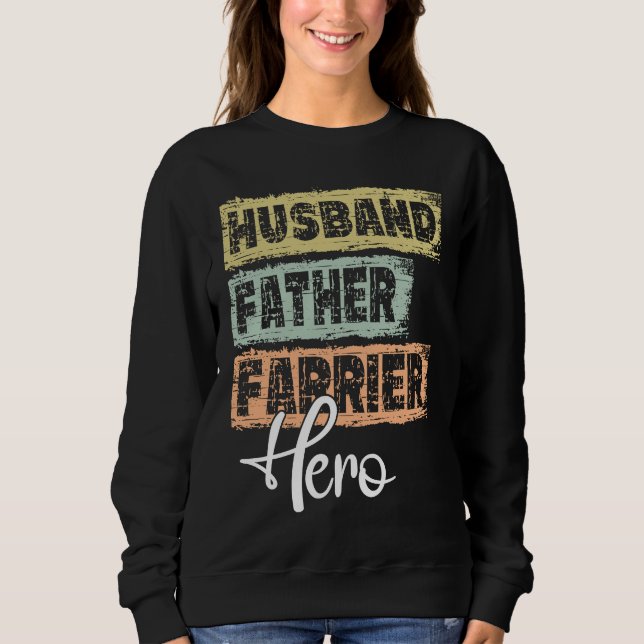 Profession dad hero father Farrier T Shirt (Framsida)