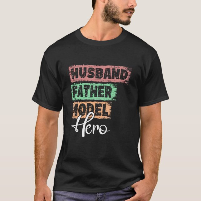 Profession dad hero father Model  1 T Shirt (Framsida)