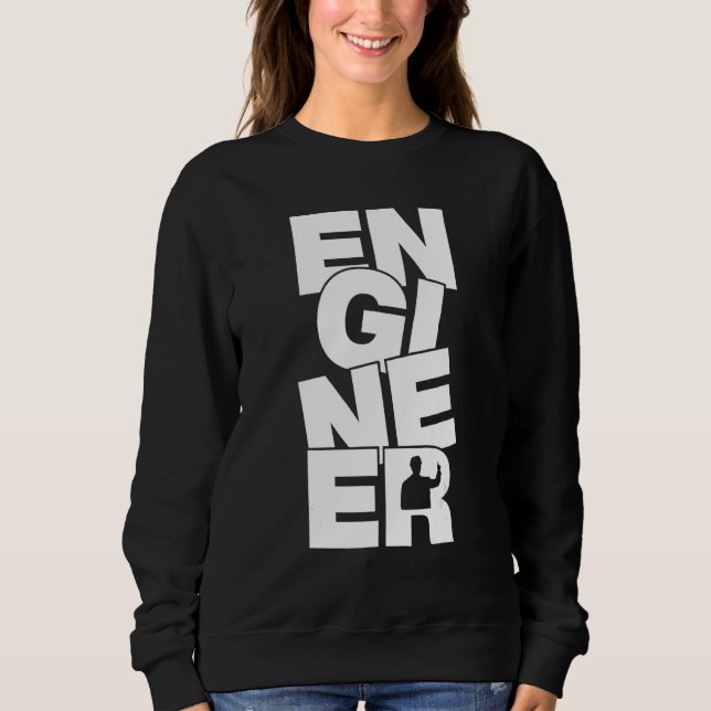 Profession Job Work - Engineer T Shirt (Framsida)