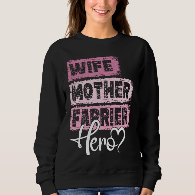 Profession mom hero mother Farrier  1 T Shirt (Framsida)