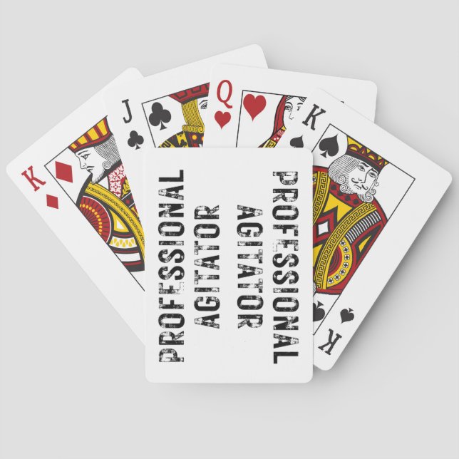 PROFESSIONAL AGITATOR  CASINOKORT (Baksidan)