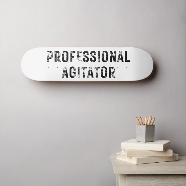 PROFESSIONAL AGITATOR  MINI SKATEBOARD BRÄDA 18,5 CM (Väggkonst (Horz))