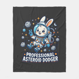 Professional Asteroid Dodger Bunny Fleecefilt