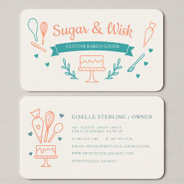 Professional Bakery Shop Visitkort
