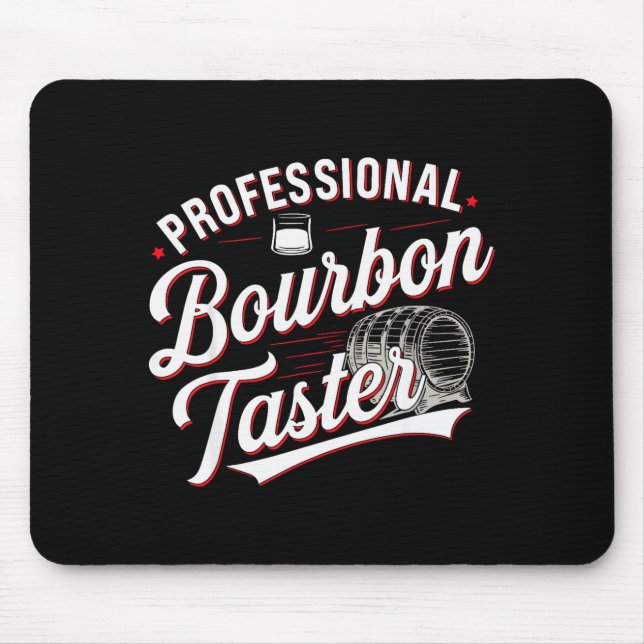 Professional Bourbon Taster Funny Drinking Whiskey Musmatta (Framsidan)