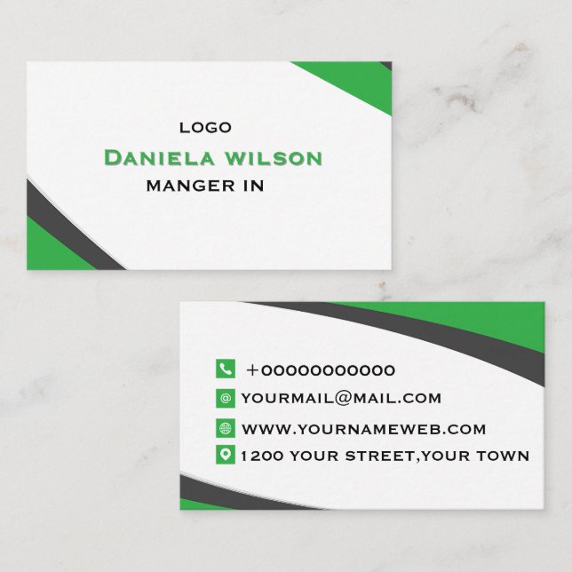 Professional business card  visitkort (Fram/baksida)