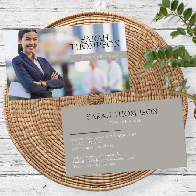 Professional business cards, editable template  visitkort (Skapare uppladdad)