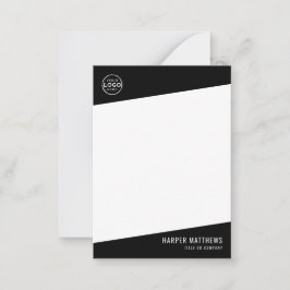 Professional Business Logo Anteckningskort