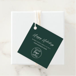 Professional Business Logo Christmas Holiday Gåvor Etiketter